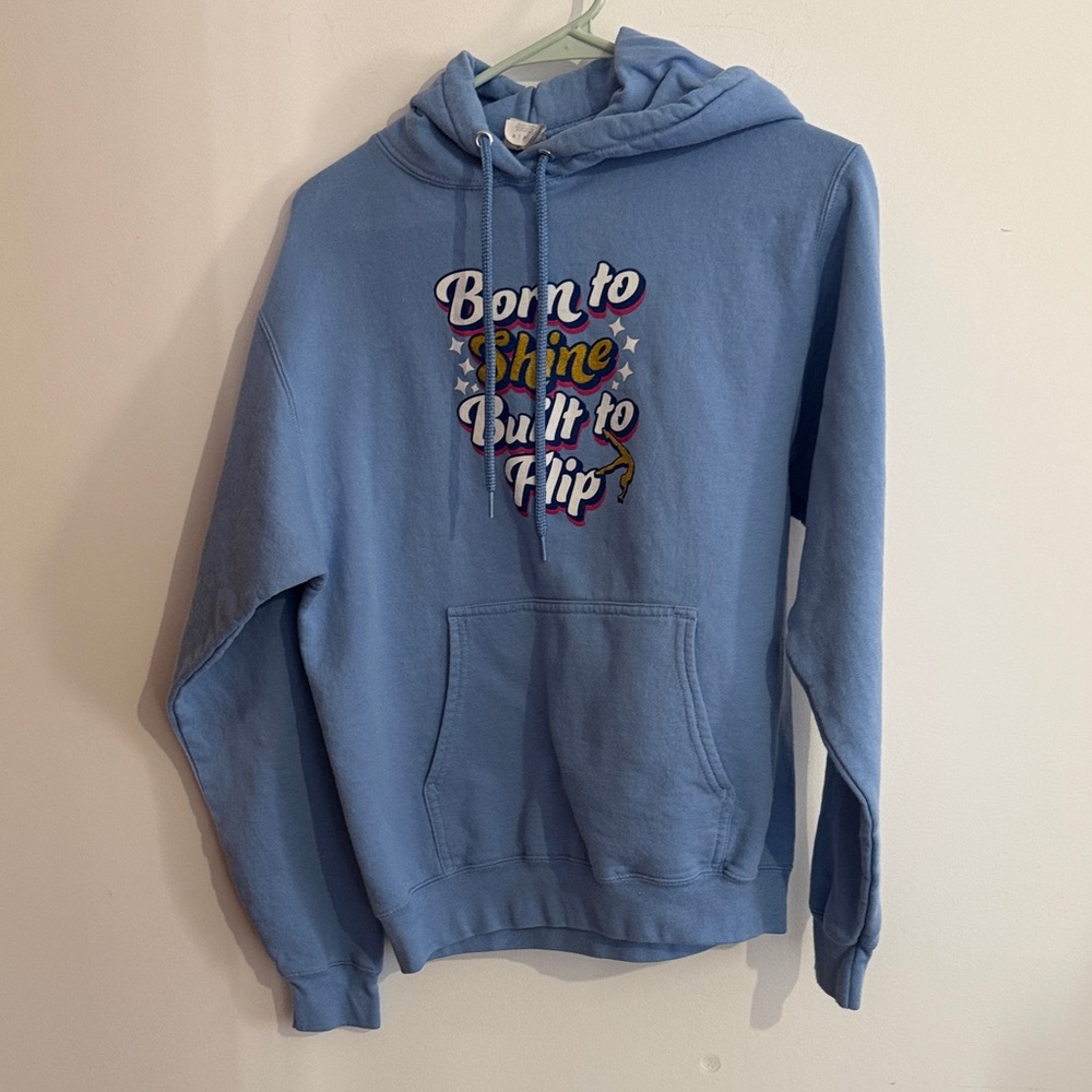 Blue Graphic Gymnastics Hoodie